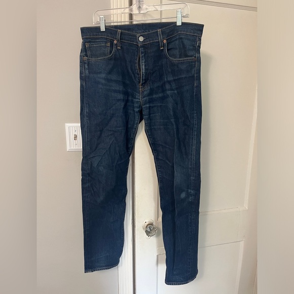 Levi’s 502 33x32 Navy Blue Premium Jeans - Picture 1 of 5